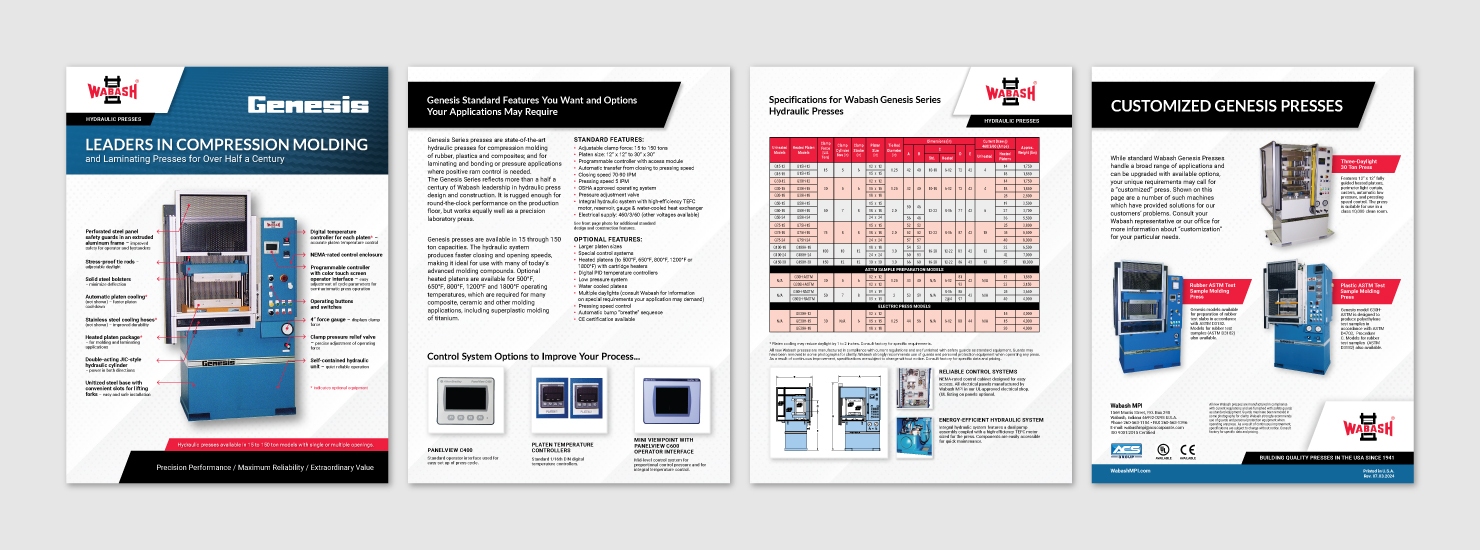 Wabash MPI product literature document printed.