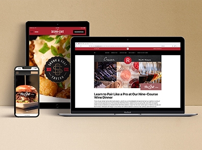 Red Letter Hospitality Websites and Crave eNewsletter