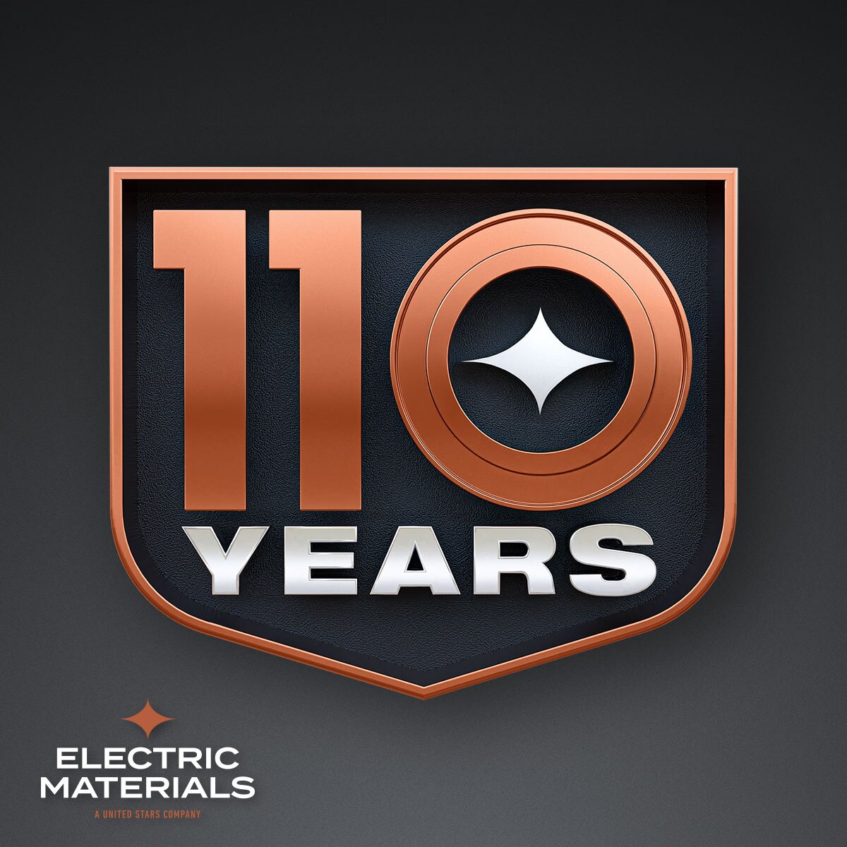 Electric Materials 3D Logo Model by PAPA